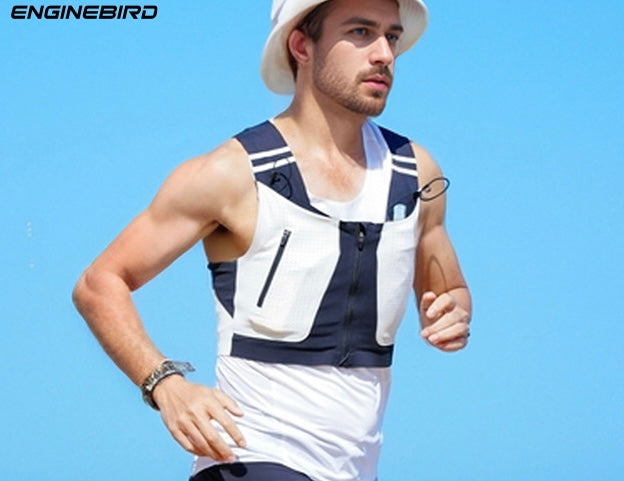 EngineBird Unisex Short-Distance Trail Running Self-Supply Sports Vest